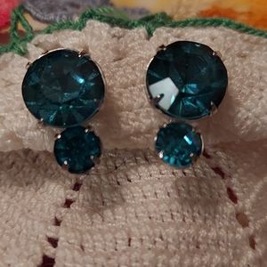 Coro Blue Vintage Earrings